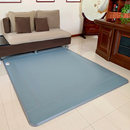 韩国碳晶地暖垫碳纤维石墨烯电热地毯膜子移动客厅家用加热毯地垫