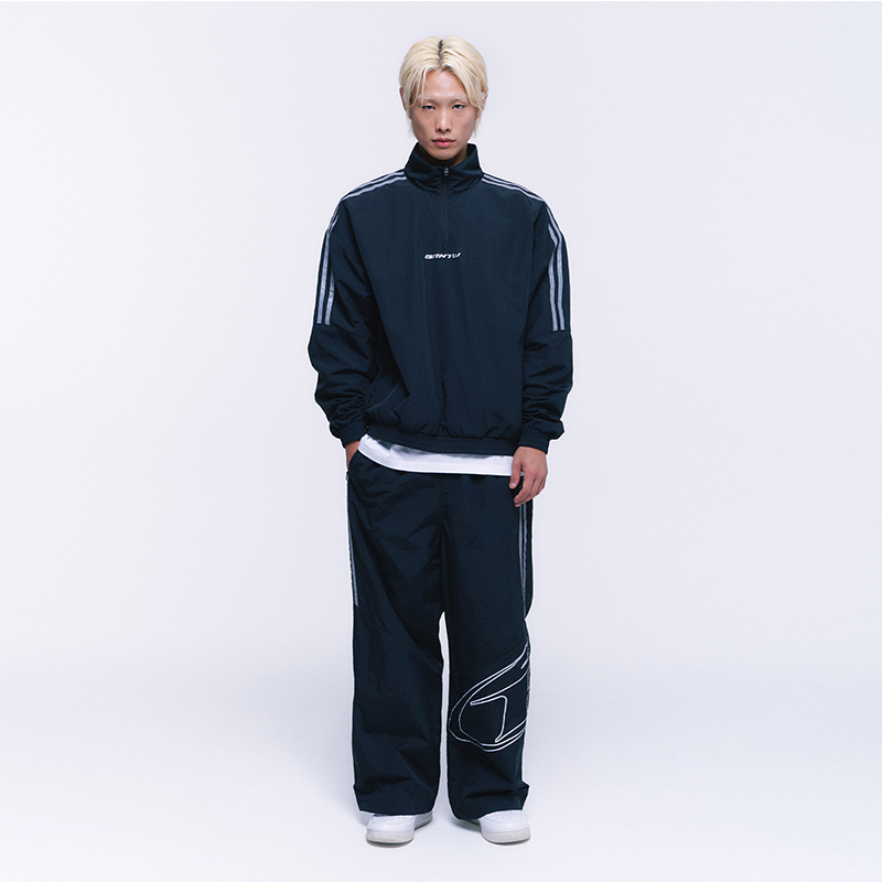 MURRAAER 男士外套2025年新款韩版潮流青年百搭简约半拉链休闲夹