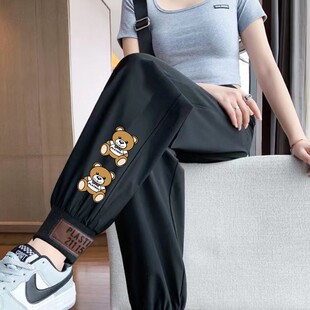 束脚显瘦大码 2025新款 外穿时尚 潮流小个子爆款 运动裤 休闲裤 女夏季