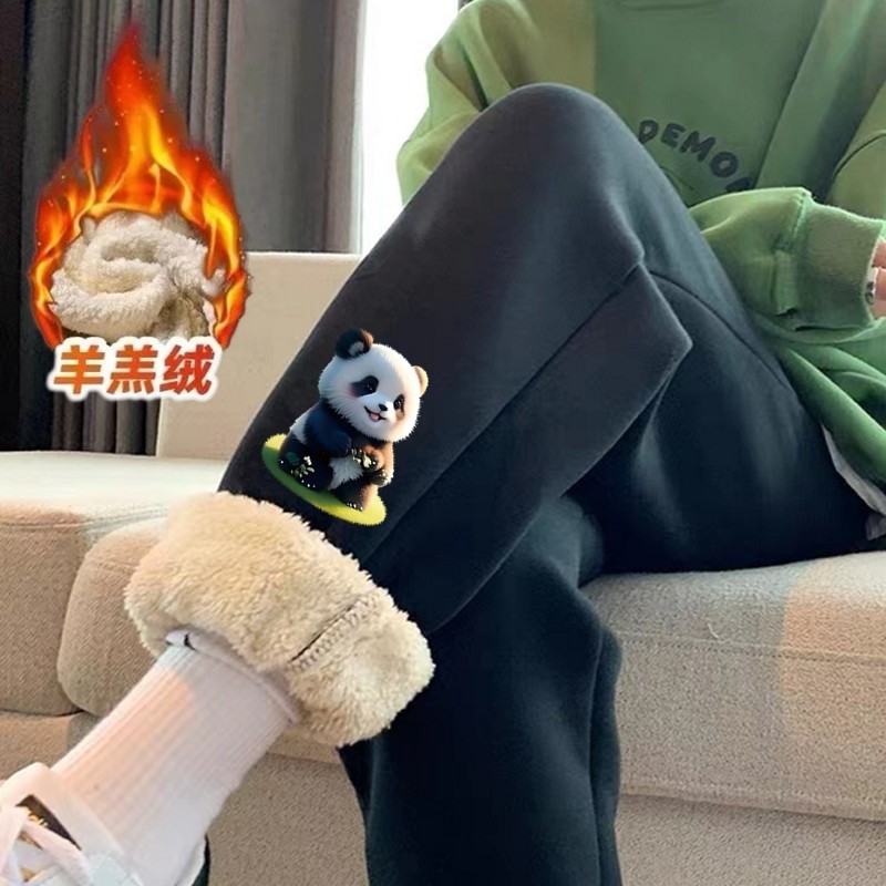 加绒加厚卫裤女冬季羊羔绒时尚百搭休闲运动裤大码显瘦束脚哈伦裤,女装/女士精品,休闲裤,淘宝优惠券,粉丝福利购,淘宝优惠卷