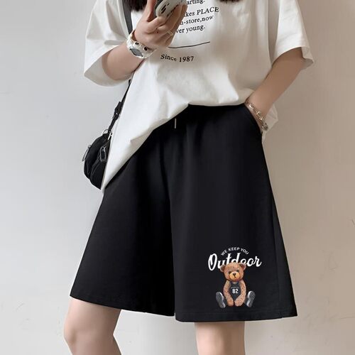 运动短裤子女夏季薄款宽松五分裤