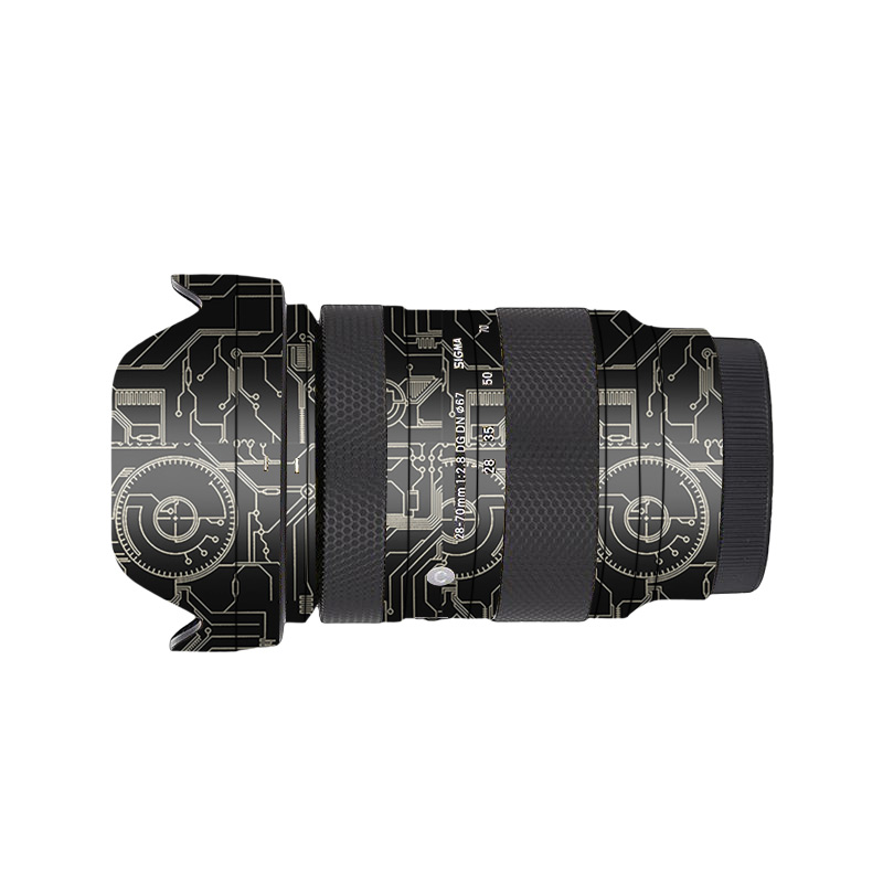 漫步驴适用于适马28-70F2.8 DGDN镜头保护贴膜贴纸碳纤维贴彩色3M