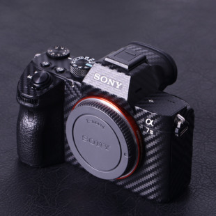 适用于索尼FX3 A1 A9 a7 a7m3 a7m2 a7r4贴纸a7s3 a7c 镜头贴膜