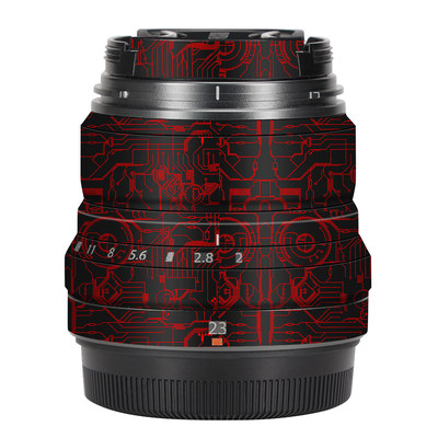 漫步驴适用于富士XF35F2镜头全包保护膜无痕背胶改色膜贴纸膜彩贴