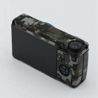 背包客适用于理光GR2 GR3相机贴纸GR无痕背胶贴膜彩色防磨损贴皮