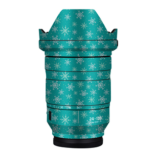 漫步驴适用于松下24 105F4镜头保护贴纸无痕改色膜贴膜彩色变色贴