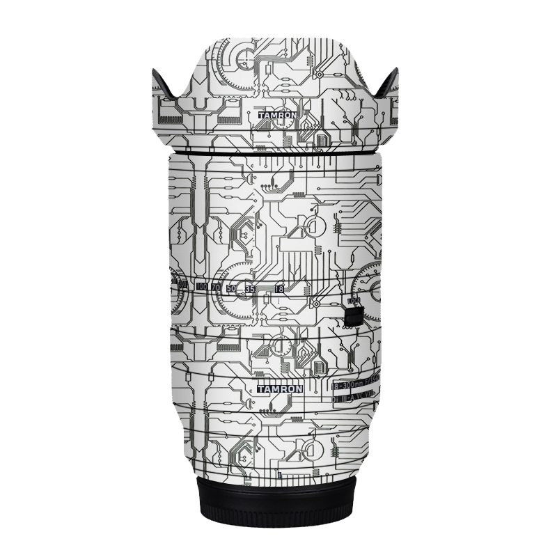 漫步驴适用于腾龙18-300F3.5-6.3富士口镜头贴纸保护膜贴膜彩贴膜