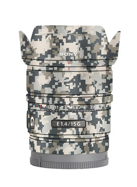 漫步驴适用于索尼E 15mmF1.4 G半画幅定焦G镜头纸贴纸贴膜保护膜