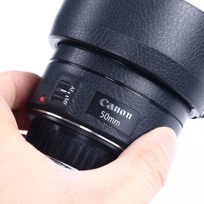 背包客适用于佳能定焦贴纸24 35 32 40 501.4 1.2  100镜头保护膜