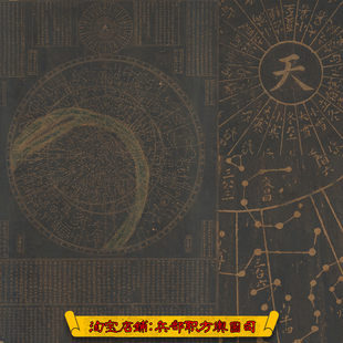 朝鲜绘制天象列次分野之图古代星象天文图（洪武）
