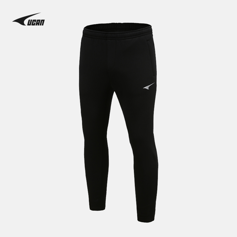 UCAN锐克运动长裤 秋冬保暖 加绒加厚卫裤针织收腿男女休闲裤子