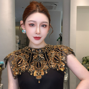 新中式国风云卷云舒精致气质款披肩AZ748