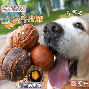 宠物狗狗零食蛋黄牛皮洁齿骨磨牙棒拉布拉多中大型犬解闷训练奖励