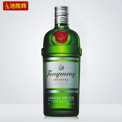 TANQUERAY 添加利金酒750ml 金汤力 杜松子酒  洋酒鸡尾酒调酒