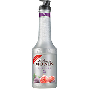 莫林无花果风味果酱果泥monin甜品刨冰咖啡奶昔茶调鸡尾酒辅料