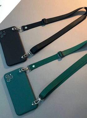 OnePlus一加12手机壳11斜挎背带Ace3v 2V挂绳9RT全包Nord N300竞速版2Pro挂脖子8T墨绿黑色10Pro保护套7t女款