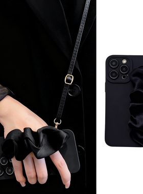 oppo适用A6Pro手机壳Reno 14 K13K12K11K10K9手腕带A1A2A3A5活力版FindX9X8X7X6X5X3弹力A97A96A56A95丝巾A93