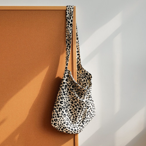 Himade豹纹帆布包大容量轻便