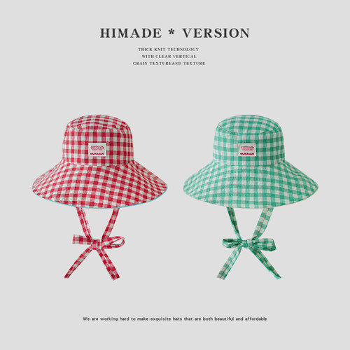 Himade夏天的彩色多巴胺渔夫帽子