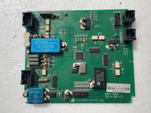 比亚迪原厂BMS从板，型号CLQ-BMS1.AK.PCB V02，拆机件，成色还可