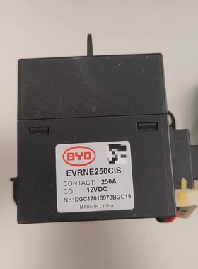 比亚迪BYD高压直流继电器 型号EVRNE250CIS，250A，12VD