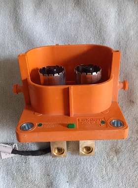 泰科TE HVP800052E3B高压连接器，橙色外壳，带线插件，拆机件