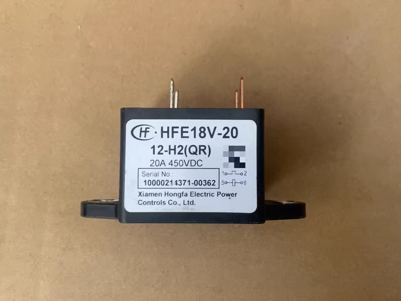 拆机宏发继电器HFE18V-20，12-H2(QR) 型号：HFE18V-20 12-H2(QR)