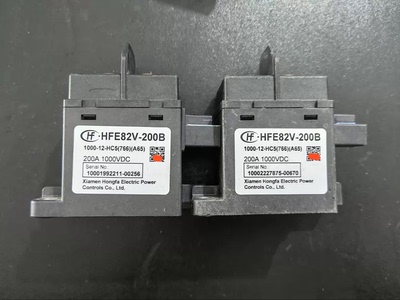 拆机200A 1000V宏发高压直流继电器， 型号:HFE82V-200B