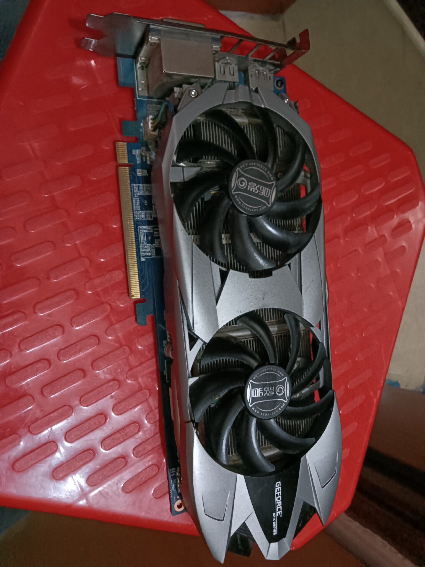 影驰gtx760-2gd5黑将/实物图/拆机/包测试包正常使