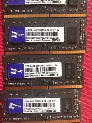 全新包邮DDR4 4G内存条议价