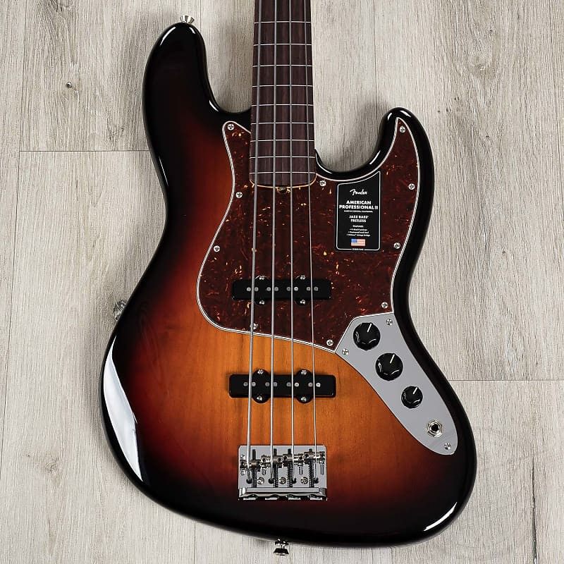 Fender芬达美专2代二代II JAZZ BASS FRETLESS无品电贝司019 4000