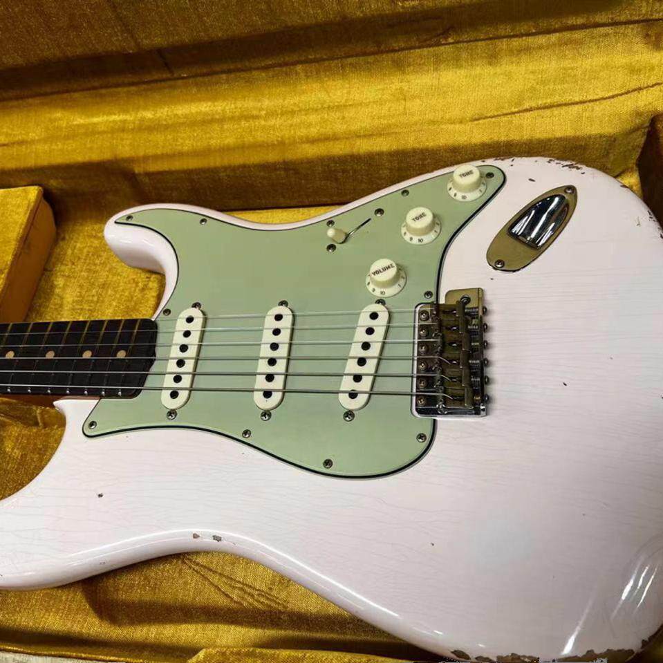 T88折Fender芬达Custom Shop 64 63 strat做旧乐手摇滚正品电吉他