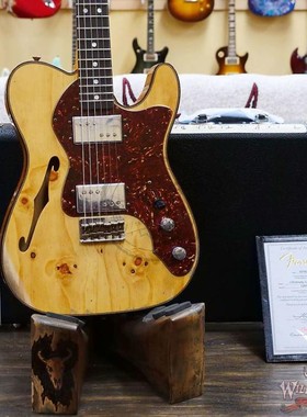 标价88折Fender芬达Custom Shop限量Knotty Cunife Tele Thinline