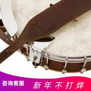 88折Fender芬达美产派拉蒙系列班卓琴皮革电吉他背带099 0614美产