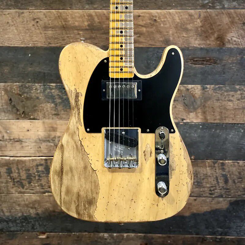 88折Fender芬达 Custom Shop 1951 HS Tele 重度做旧款美产电吉他