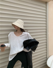 Real shot real price no less loose and easy to wear pure color T-shirt