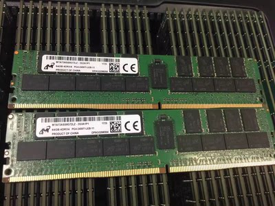 镁光MTA72ASS8G72LZ-2G3B2 64G PC4-2400T DDR4 ECC RDIMM 内存条