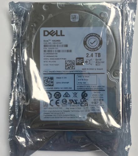 DELL 2.4T SAS 10k 2.5 ST2400MM0159 0RWR8F RWR8F 硬盘