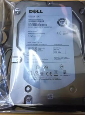 DELL R730 R710 R720 600G 15K 3.5 SAS ST3600057SS服务器硬盘