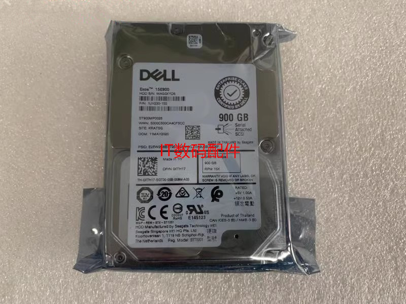 全新DELL 900G 2.5 15K SAS 12Gb ST900MP0026 硬盘0XTH17 XTH17