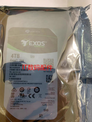 希捷ST4000NM005A/003A 4TB 3.5寸 7.2K SAS 4T 12G企业级硬盘