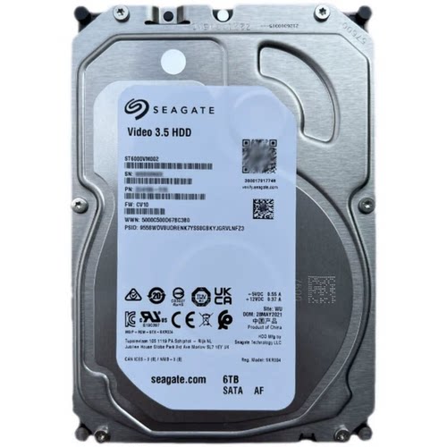 Seagate/希捷 ST6000VM002 6tb 安防录像 酷鹰6t存储机械硬盘垂直