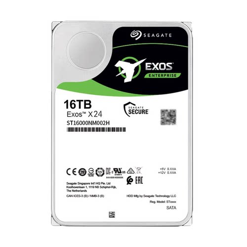 Seagate/希捷 ST16000NM002H 16t氦气银河企业级NAS机械硬盘16tb