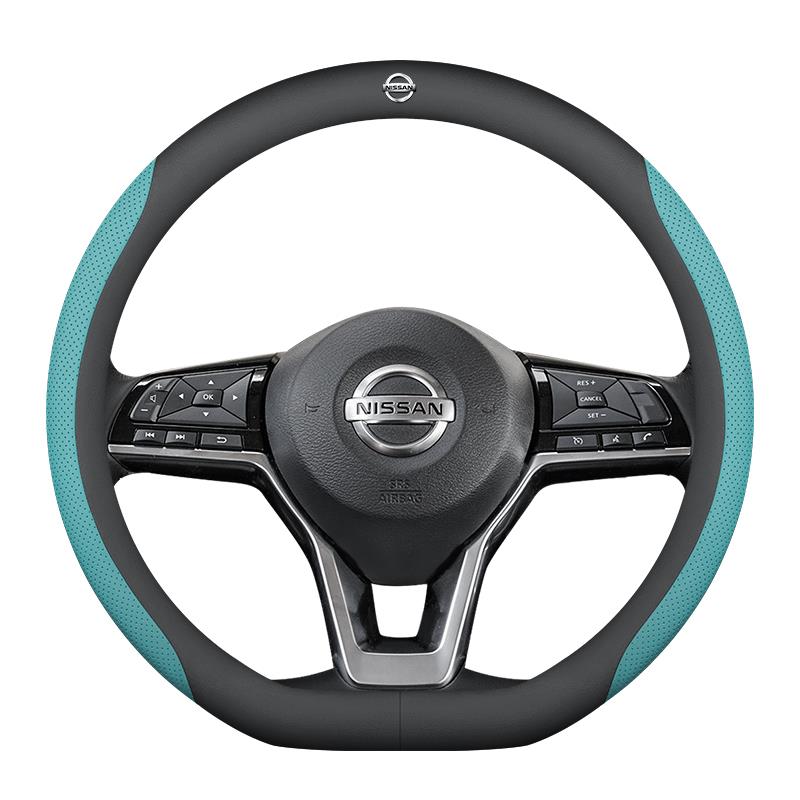 适用于日产新天籁轩逸奇骏方向盘套逍客骐达楼兰蓝鸟阳光汽车把套