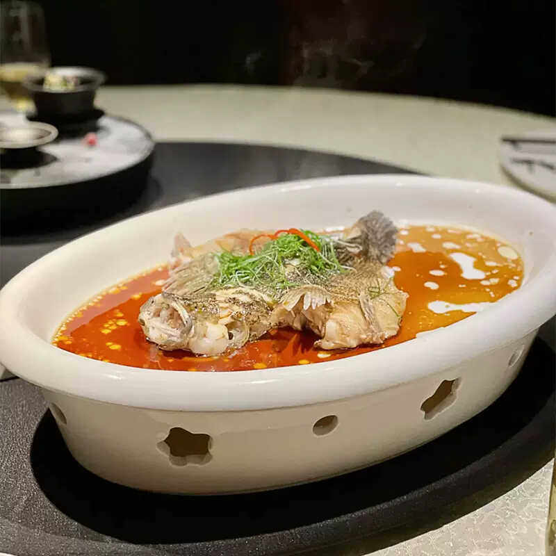 中式大号明炉鱼炉盘湘菜蜡烛加热双层陶瓷保温热菜盘椭圆形蒸鱼盘,餐饮具,盘,淘宝优惠券,粉丝福利购,淘宝优惠卷