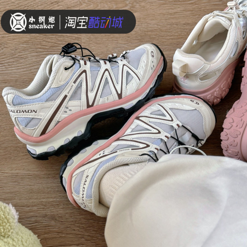 Salomon萨洛蒙白粉色休闲登山鞋