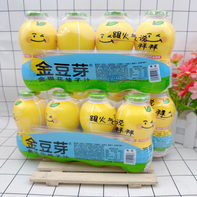 金豆芽金银花柚子汁155ml瓶装