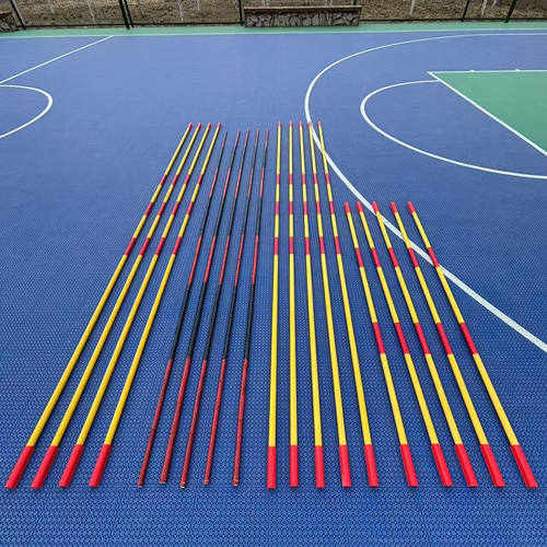 跳高训练器材玻璃纤维钢杆儿童蹦蹦跳弹跳杆跳高架田径运动跳高杆