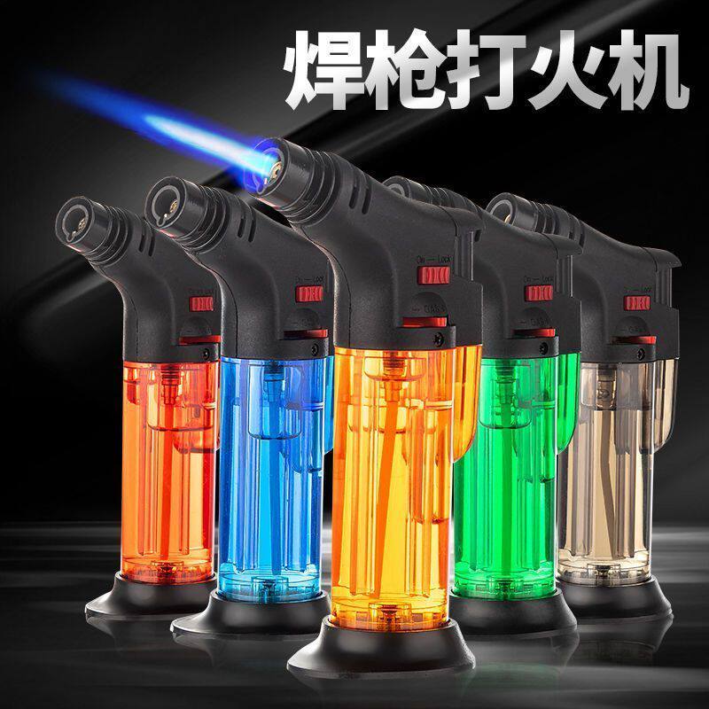 防风打火机艾灸专用点火器点艾条神器点雪茄点香直冲充气焊枪喷枪