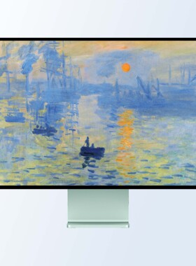 GUESSWP 8张日出印象派4K壁纸莫奈睡莲油画ipad壁纸Mac壁纸超清